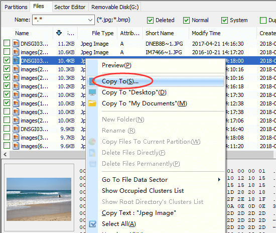 NTFS partition recovery