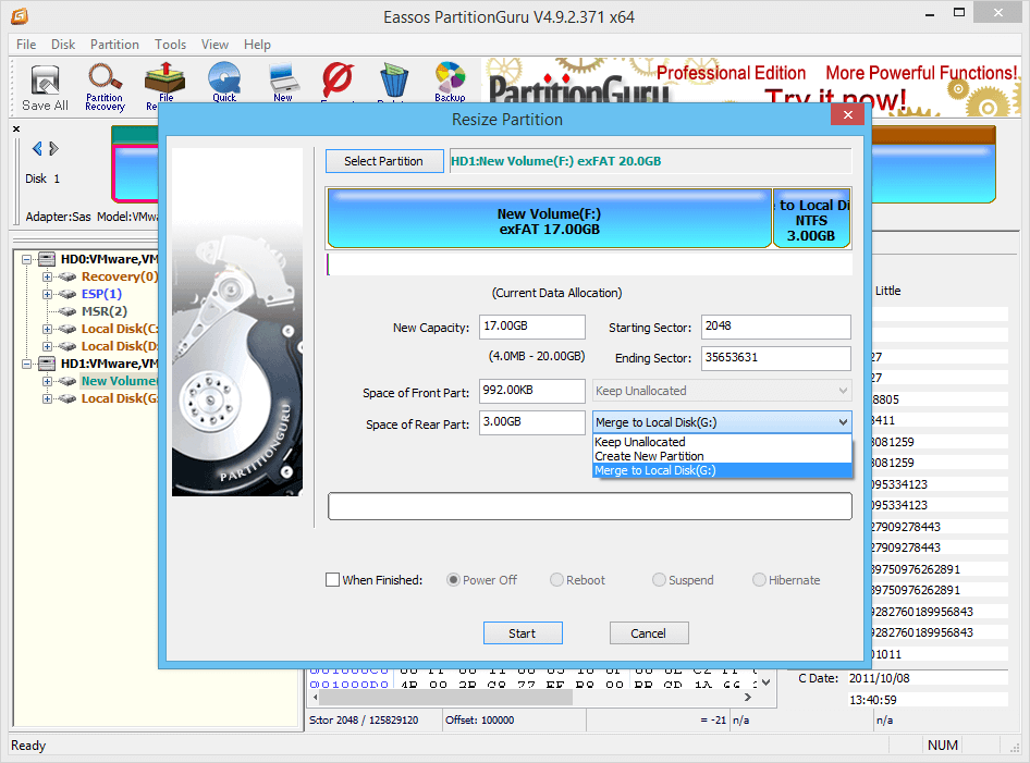 There is not enough free space on the disk