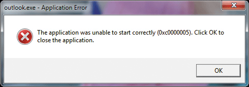 fix error code 0xc0000005