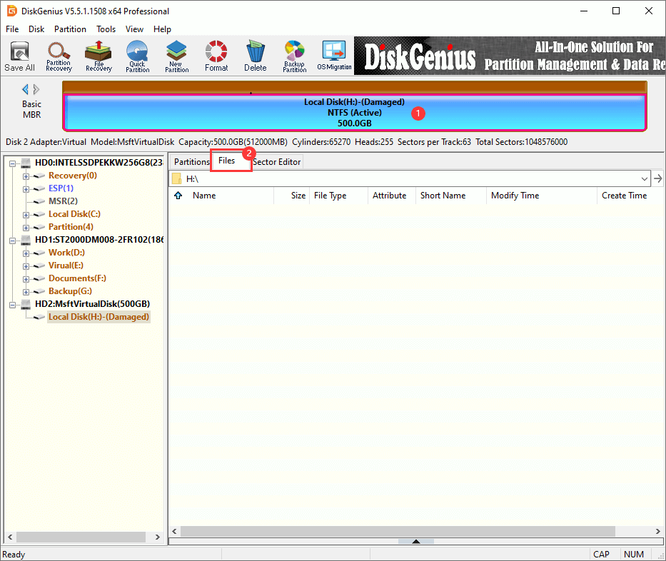 The file or directory is corrupted and unreadable