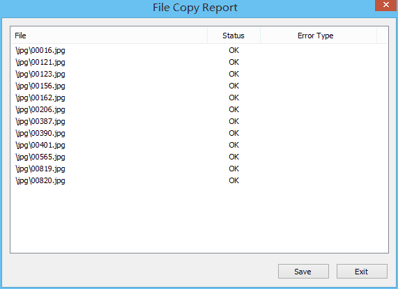 copy files