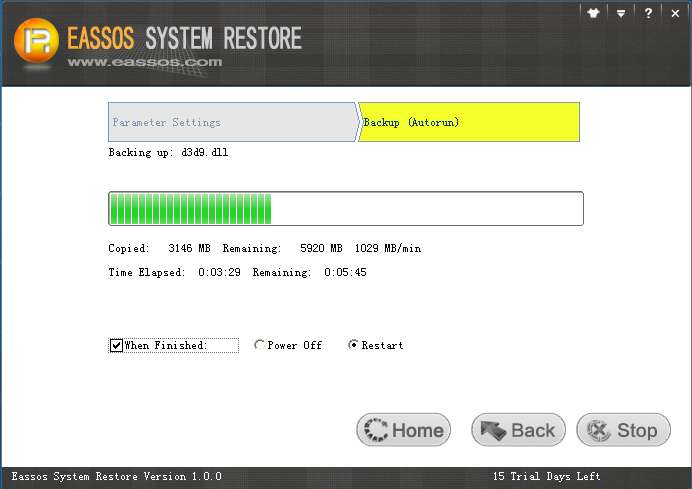 Eassos System Restore