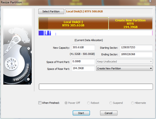 Split Partition