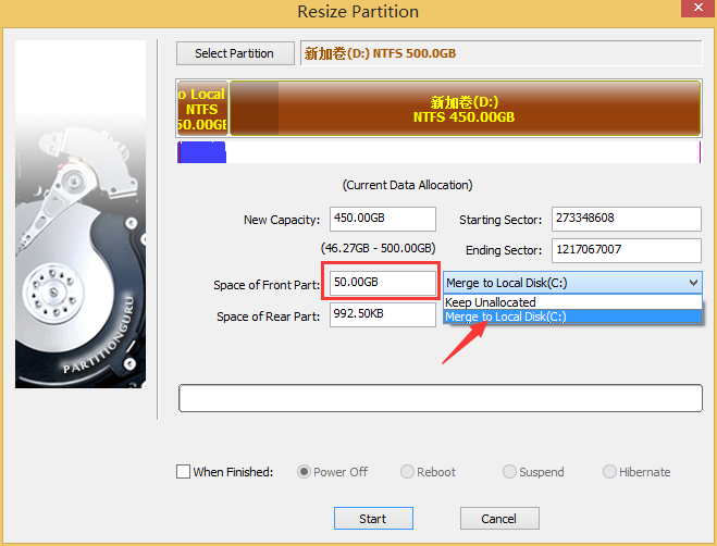 Resize System Partition