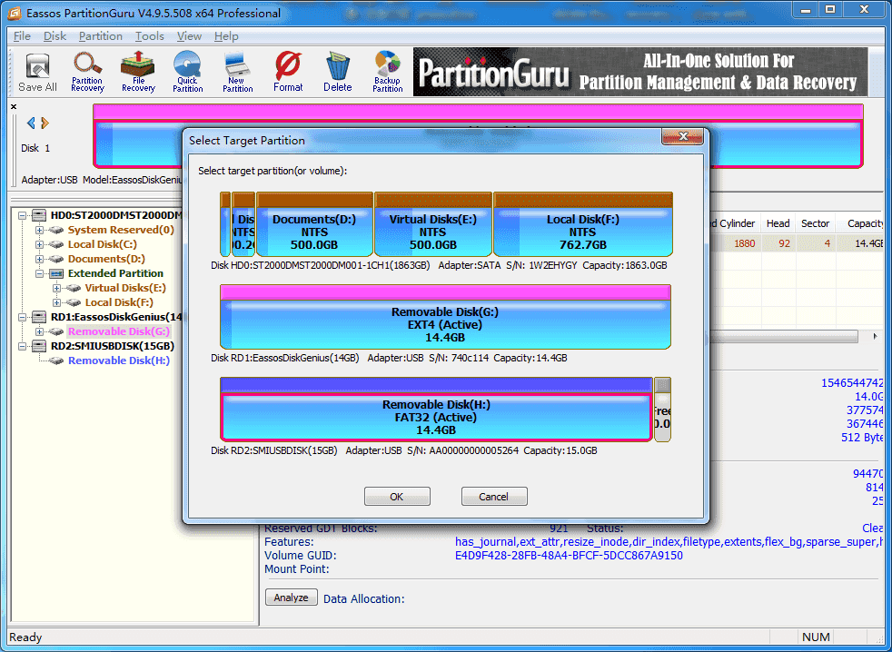 backup Ubuntu partition