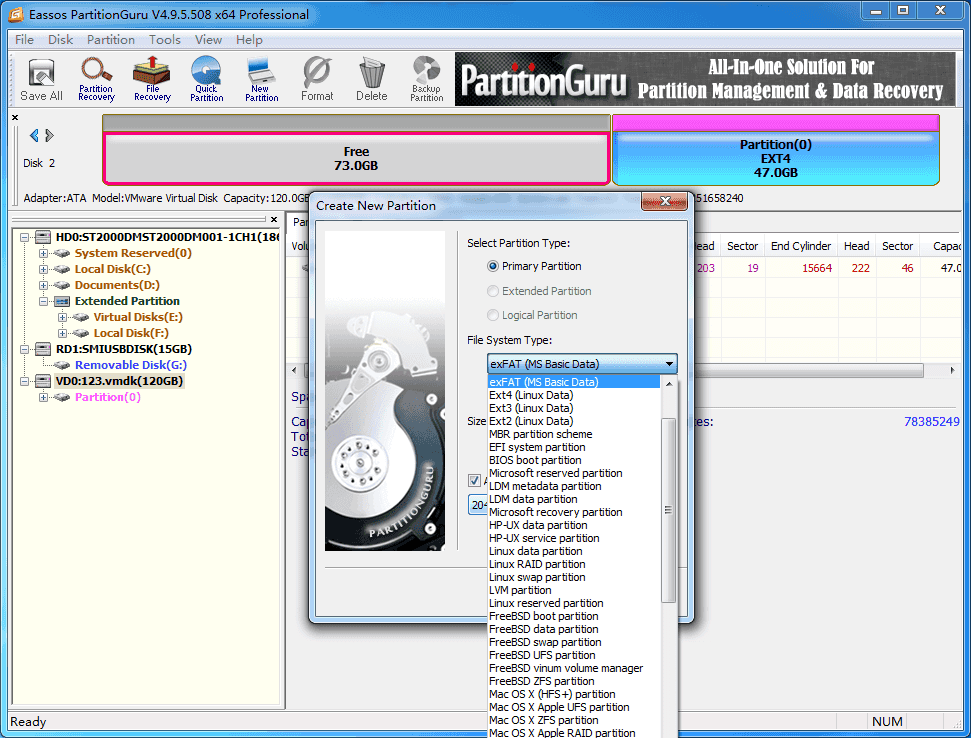 Create Partition