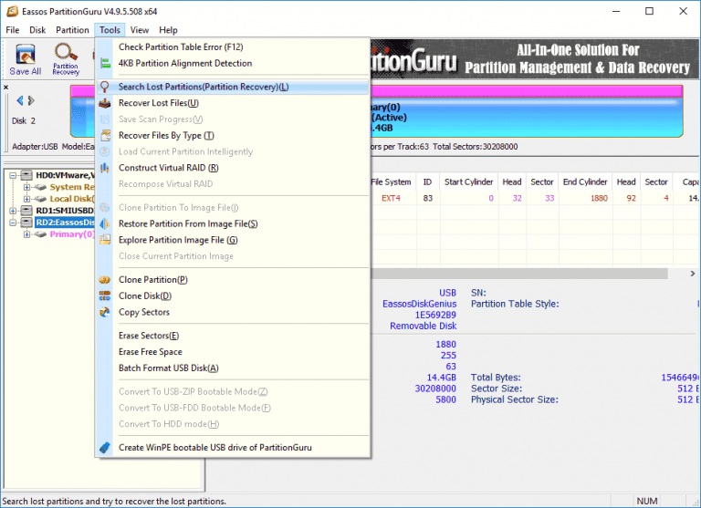How to remove /delete partition from USB drive in Windows 10/8/7/XP