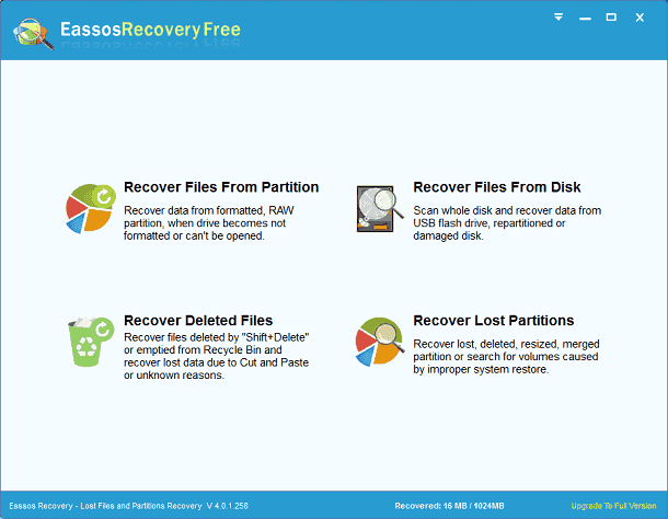 Free audio file recovery