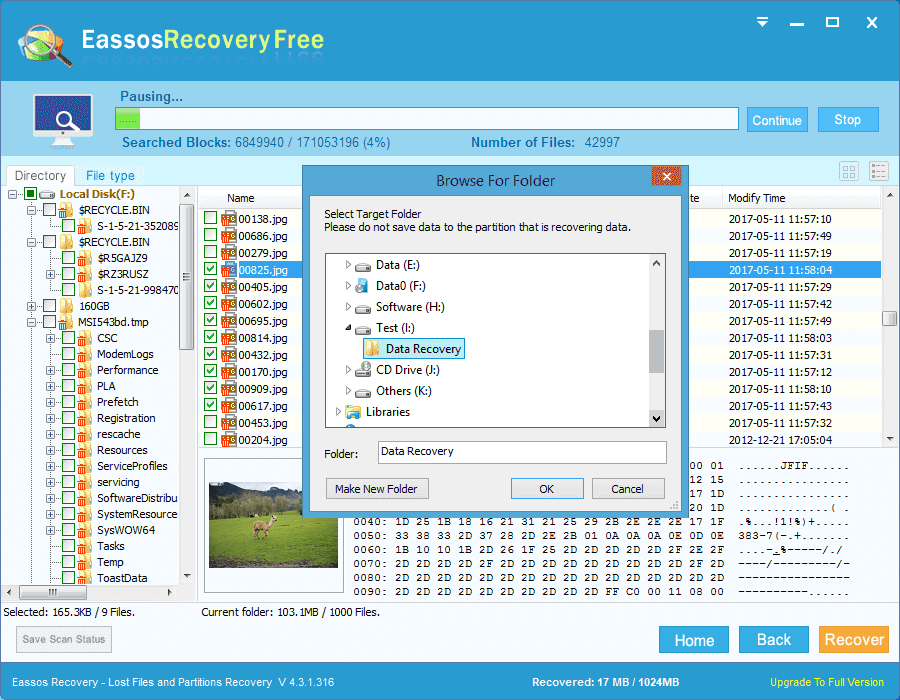 Free PC Recovery with Eassos Software