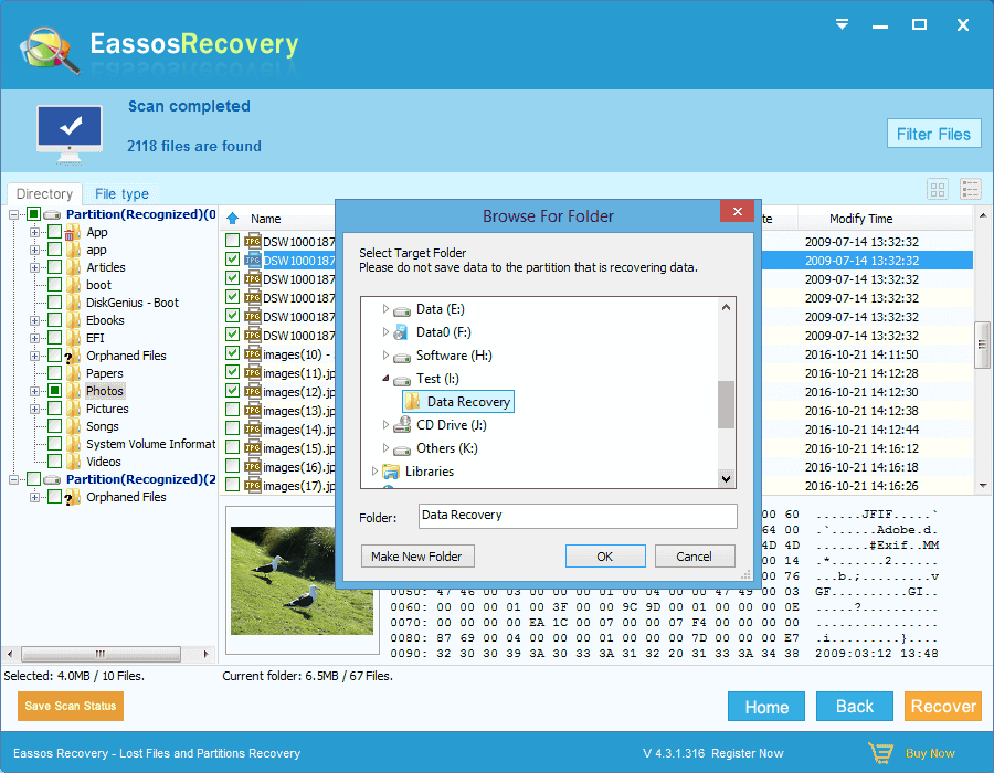 Recover Files By Type
