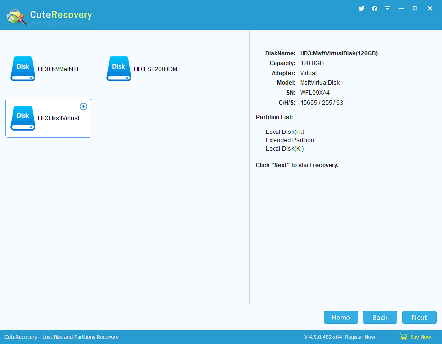 Lost Partition Recovery