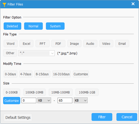 Formatted/RAW/Corrupted Partition Recovery