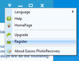 Register Eassos Photo Recovery