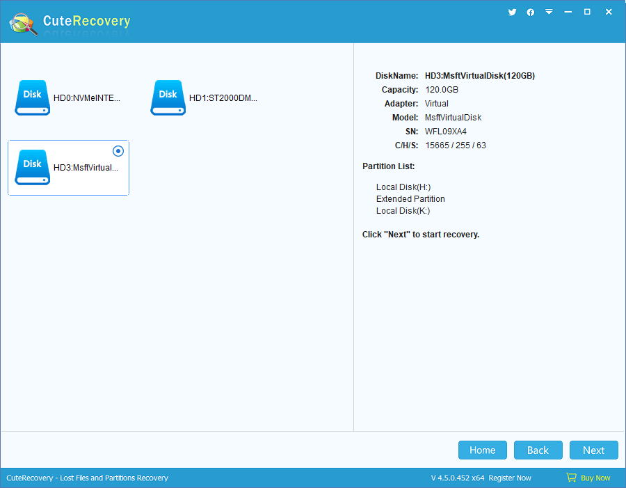 recover lost partitions
