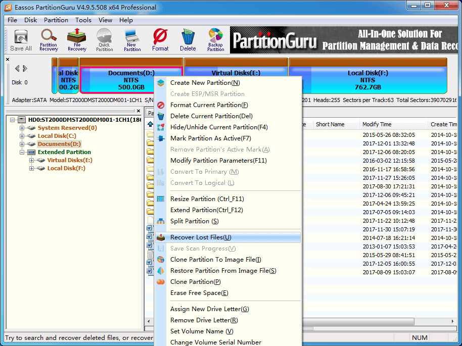 Getdataback for NTFS