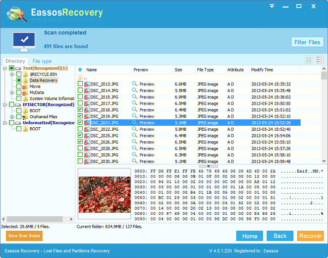 restore deleted files free