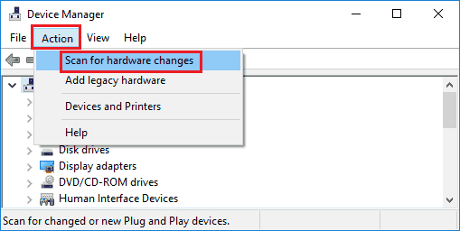 USB Device Not Recognized