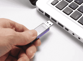 wipe USB flash drive