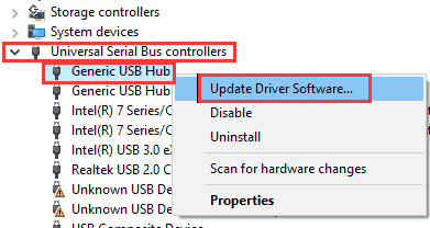 USB Not Working