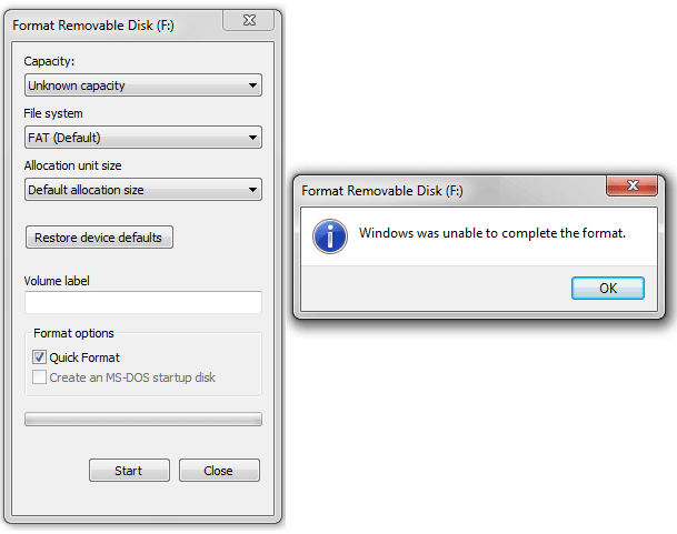 disk erase failed could not unmount disk