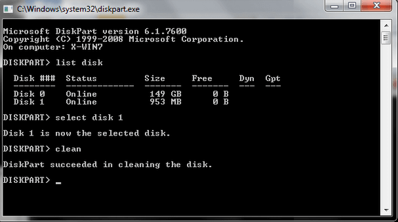 The Selected Disk is of the GPT Partition Style