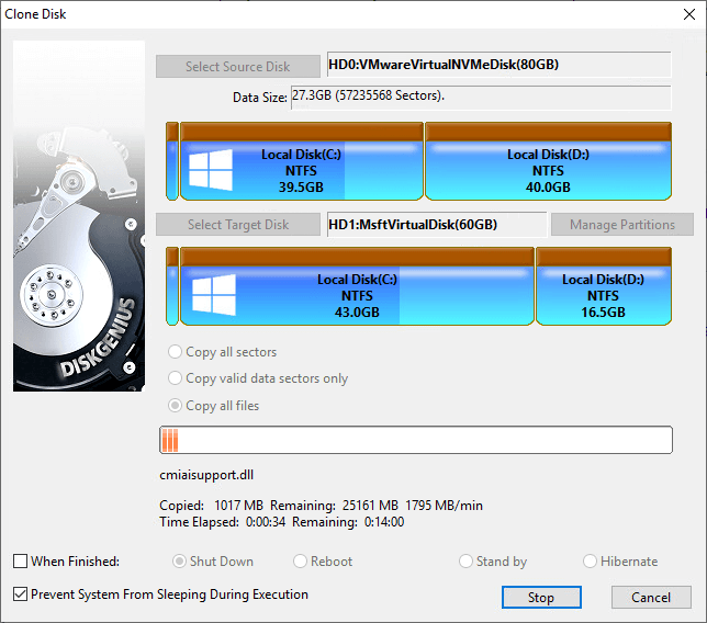 clone HDD to SSD