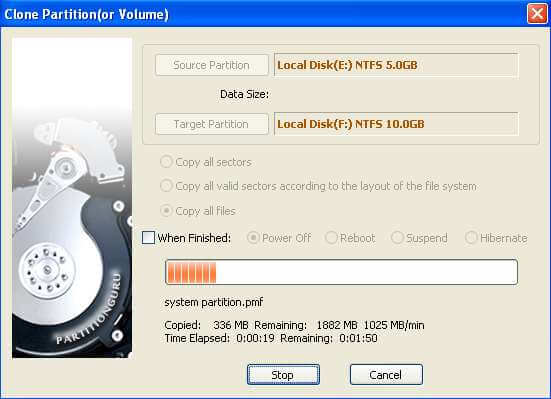 clone partition