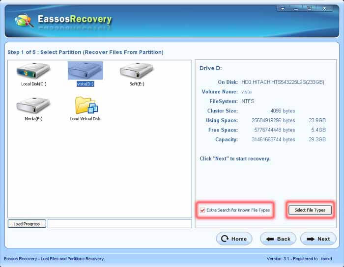 data recovery by file type