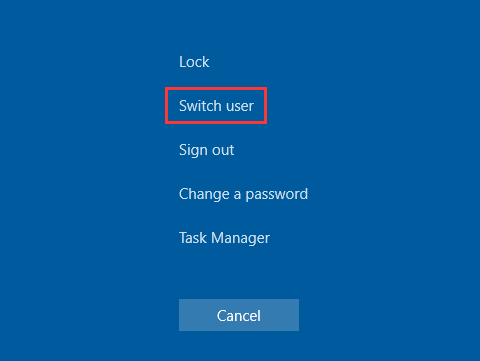 How to Disable Fast User Switching in Windows 10/8/7/Vista/XP