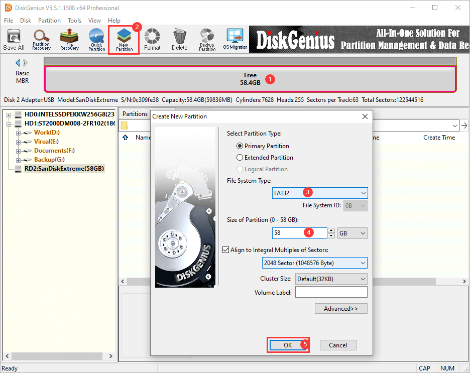 external hard drive not showing up