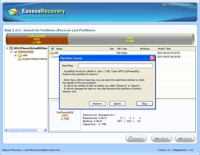 undelete partition
