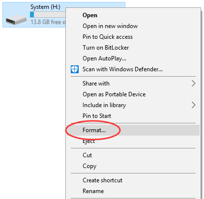 How to Format a Flash Drive to FAT32/exFAT/EXT4 in Windows