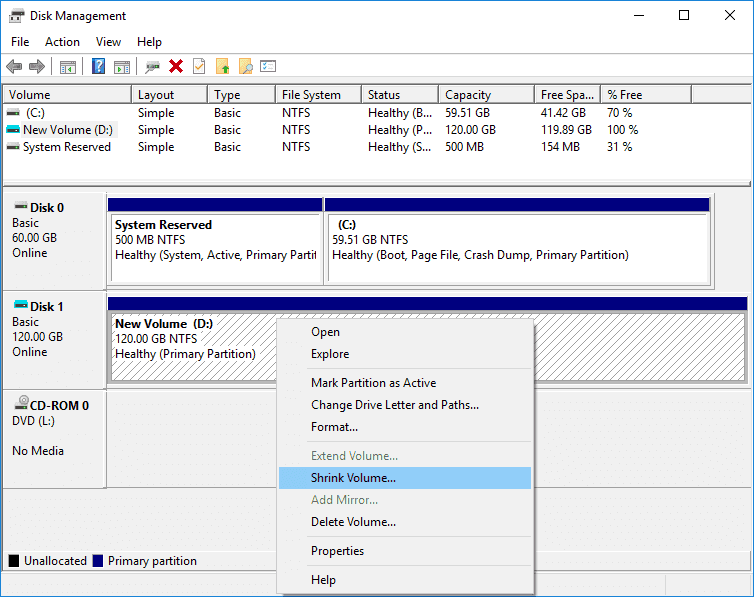 How to Partition / repartition an SD Card on 10?