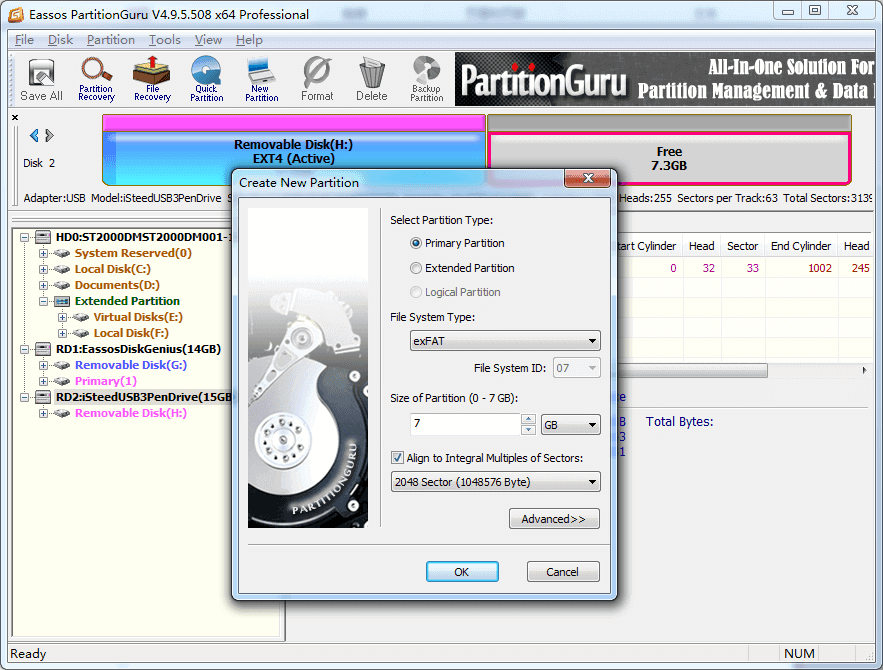 How to Partition SD Card