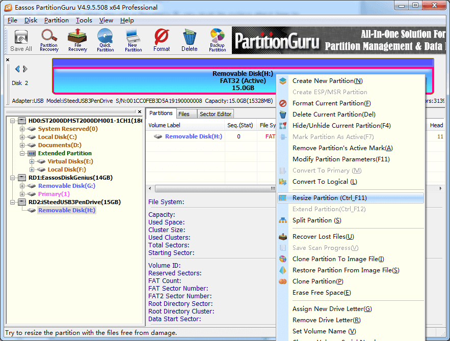 How to Partition SD Card