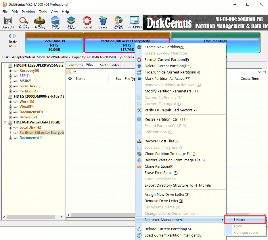 partition recovery