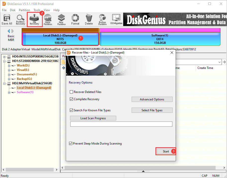 recover data from external hard drive