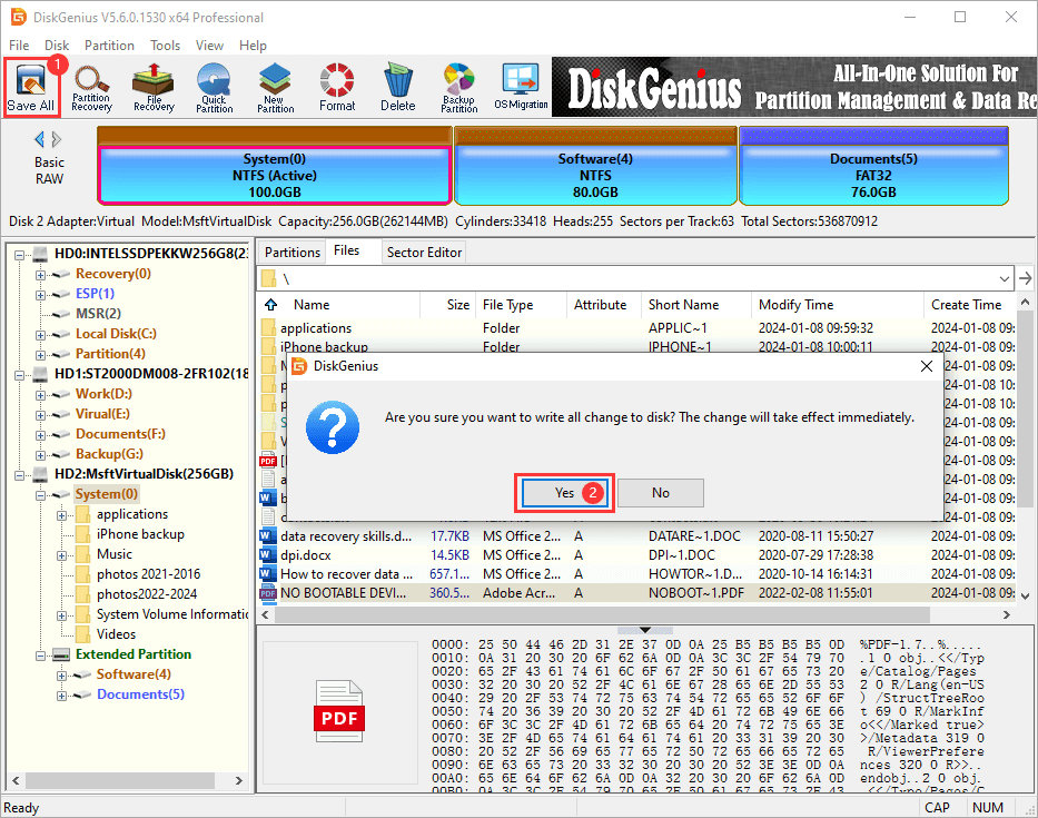 Recover Deleted Partitions