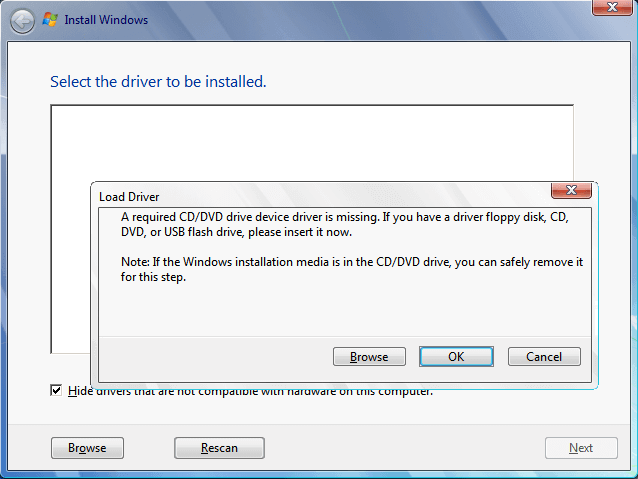 Setup was unable to create a new system partition or locate an existing partition