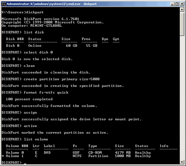 Setup was unable to create a new system partition or locate an existing partition