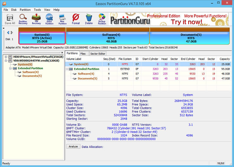 MBR and GUID Partition Table